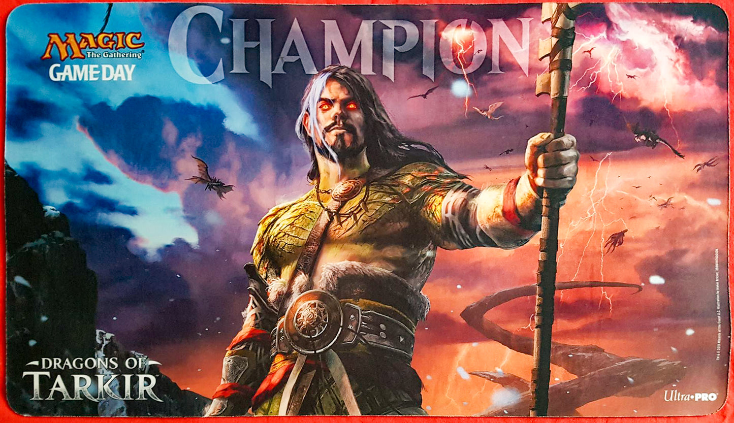 Sarkhan Unbroken - Aleksi Briclot - Dragons of Tarkir Game Day - Tappetino da gioco MTG