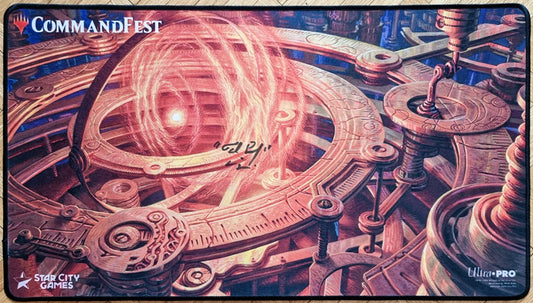 Anello Sol - Mark Tedin - CommandFest - MagicFest 2020 - Ricamato - Tappetino da gioco MTG