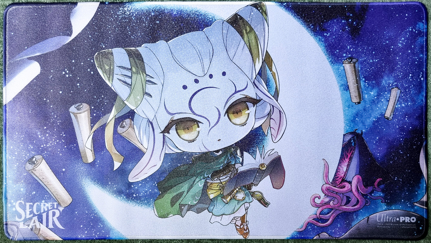 Tamiyo, the Moon Sage (Li'l Walkers Secret Lair) - Uta Natsume - Embroidered - MTG Playmat