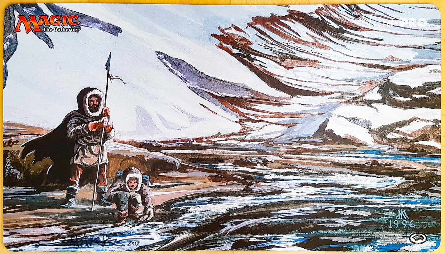 Glaciares descongelados - Jeff A. Menges - Firmado por el artista - Tapete de juego MTG