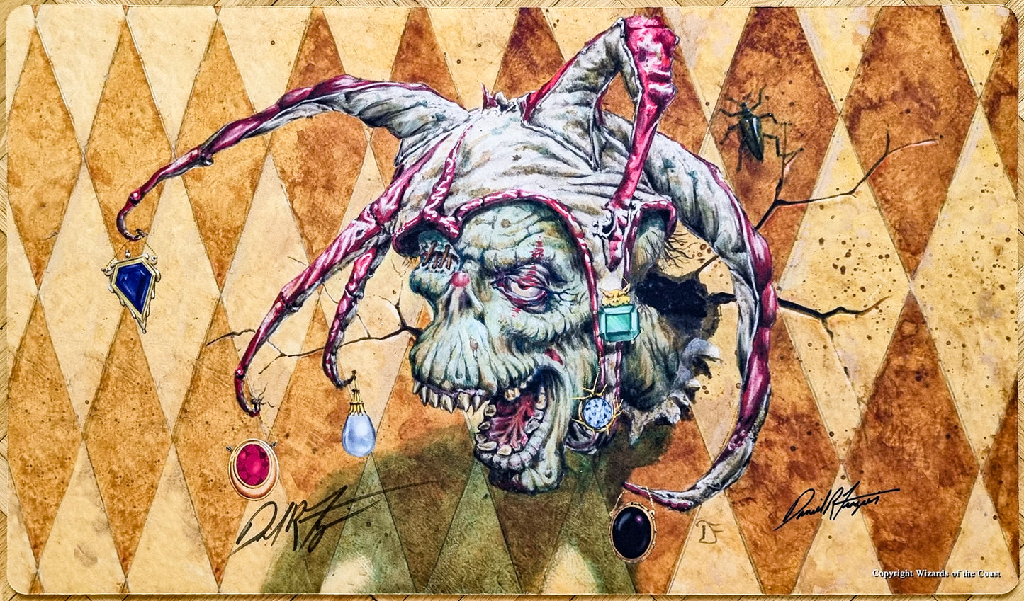 Moxen del Giullare Non Morto - Dan Frazier - Firmato dall'Artista - Tappetino da gioco MTG