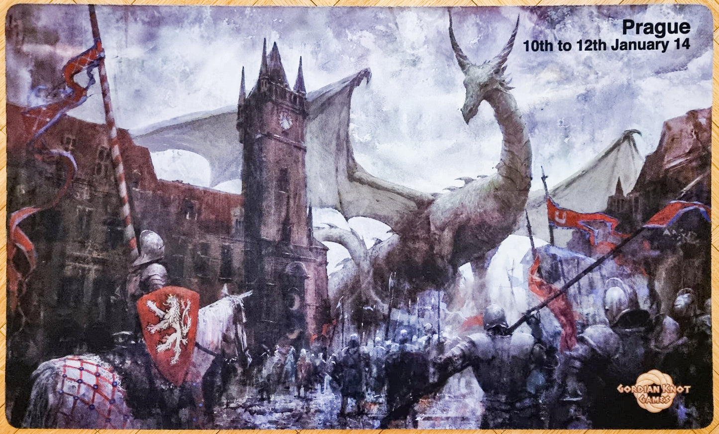 A Dragon in Prague - Seb McKinnon - Grand Prix Prague 2014 - MTG Playmat