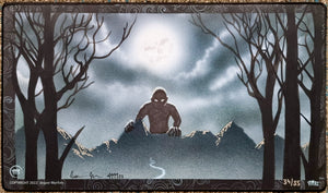 Bad Moon - Jesper Myrfors - Artist Proof Limited Edition [#34 of 35 Copies] - Signed by the Artist - Embroidered - MTG Playmat