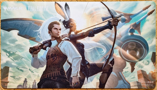 Balthier and Fran - Arif Wijaya - Final Fantasy - MTG Playmat