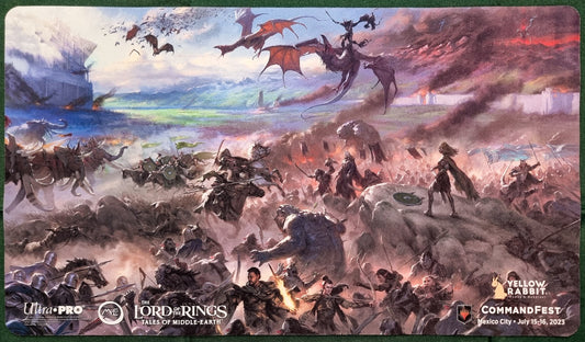 Battle of the Pelennor Fields - Tyler Jacobson - CommandFest Mexico City 2023 - MTG Playmat