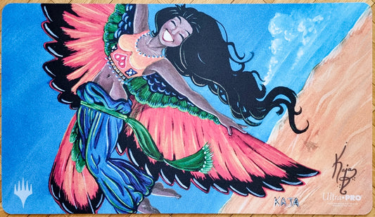 Bird Maiden - Kaja Foglio - Signed MTG Playmat