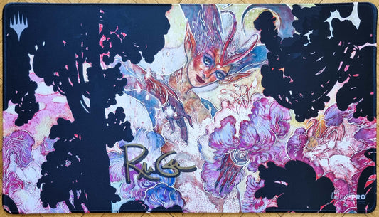 Bitterbloom Bearer - Rebecca Guay - Signed & Stitched MTG Playmat
