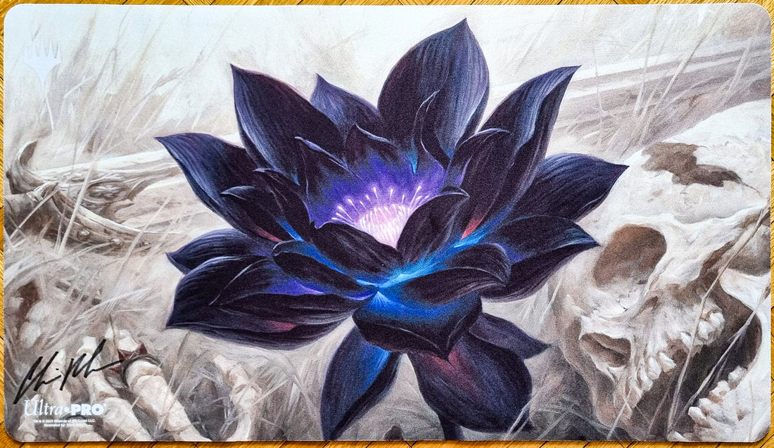 Black Lotus - Chris Rahn - Signed by the Artist - MTG Playmat – MTGPlaymats