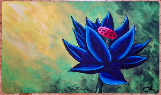 Black Lotus - Christopher Rush - Real Signature - MTG Playmat