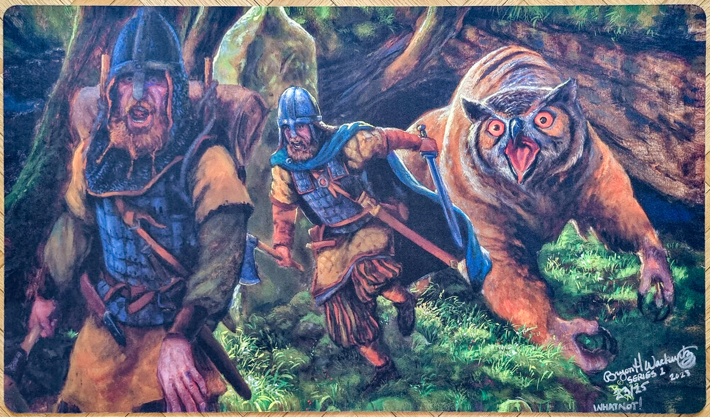 Botched Encounter - Bryon Wackwitz - Signed by the Artist - Series 1 Limited Edition [25 copies] - MTG Playmat