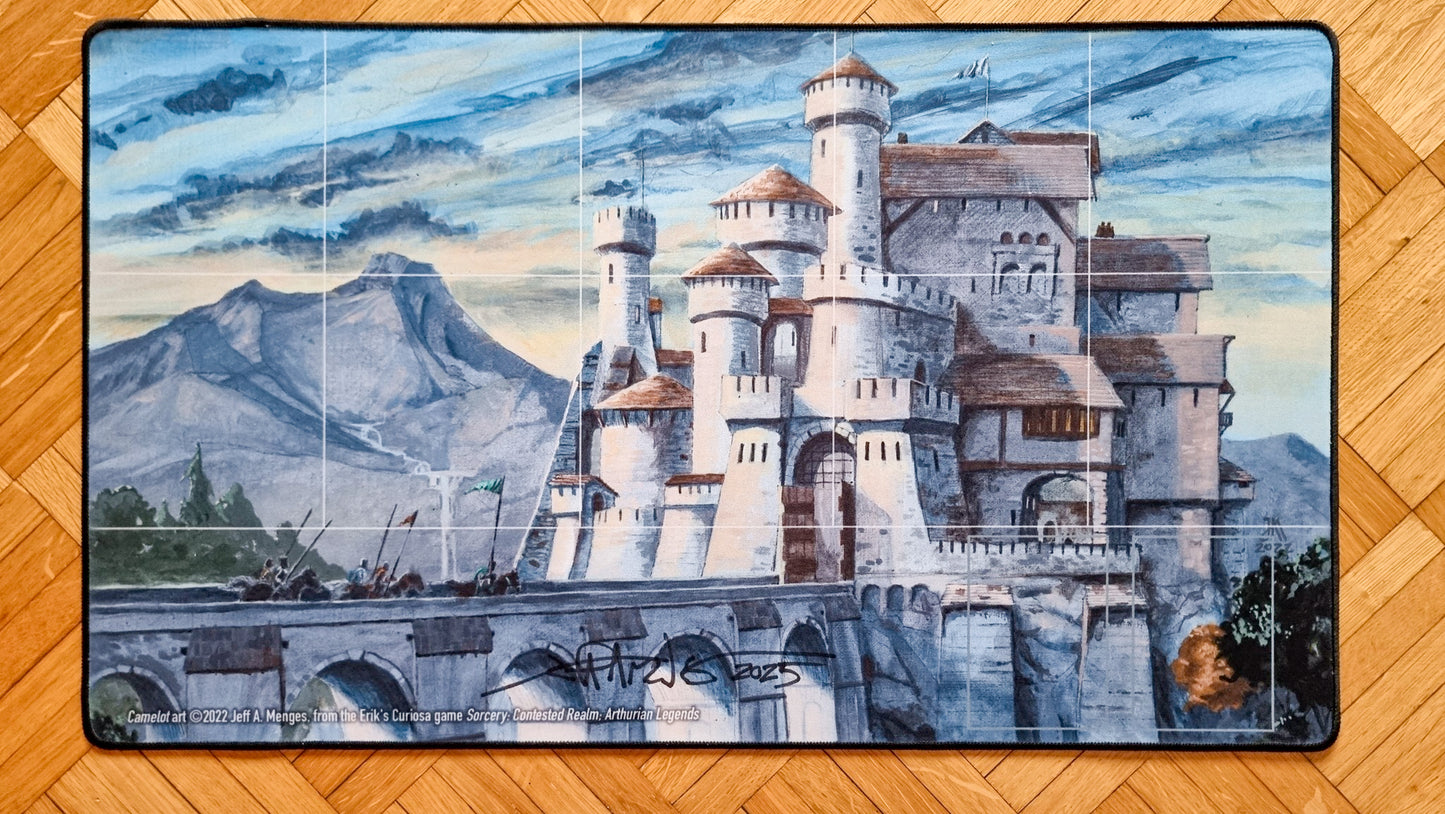 Camelot - Jeff A. Menges - Stitched - Signed Sorcery Playmat