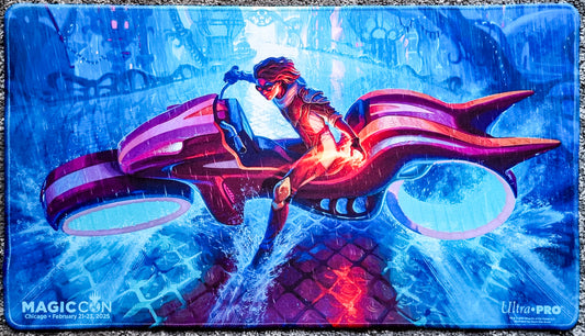 Chandra, Spark Hunter - Devin Elle Kurtz - MagicCon Chicago 2025 - Embroidered & Foil - MTG Playmat