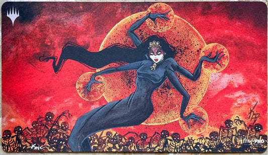 Coffin Queen - Kaja Foglio - Signed MTG Playmat