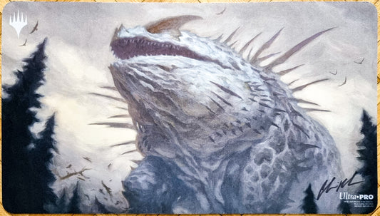 Craterhoof Behemoth - Chris Rahn - Signed by the Artist - MTG Playmat