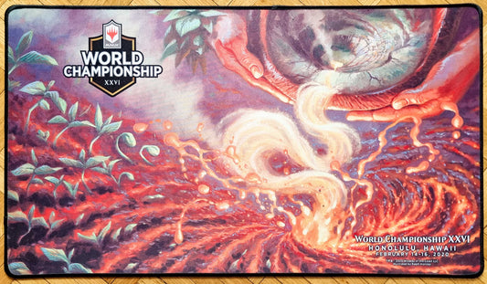 Crucible of Worlds - Ralph Horsley - World Championship XXVI Honolulu - Stitched MTG Playmat