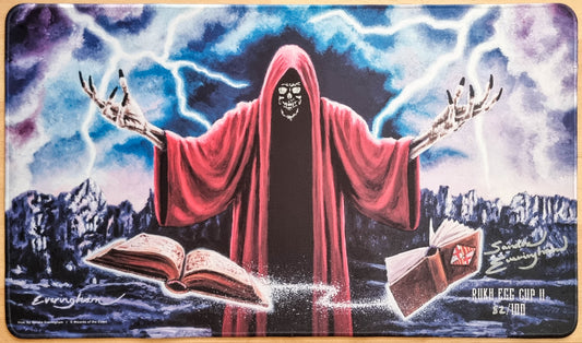Dark Ritual - Sandra Everingham - Rukh Egg Cup II Barcelona 2026 - Signed, Sketched & Stitched Limited Edition [#82/100] MTG Playmat