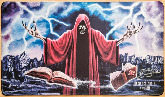 Dark Ritual - Sandra Everingham - Rukh Egg Cup II Barcelona 2026 - Signed, Sketched & Stitched Limited Edition [#83/100] MTG Playmat