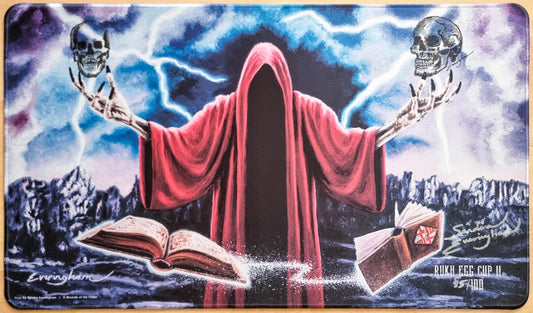 Dark Ritual - Sandra Everingham - Rukh Egg Cup II Barcelona 2026 - Signed, Sketched & Stitched Limited Edition [#85/100] MTG Playmat
