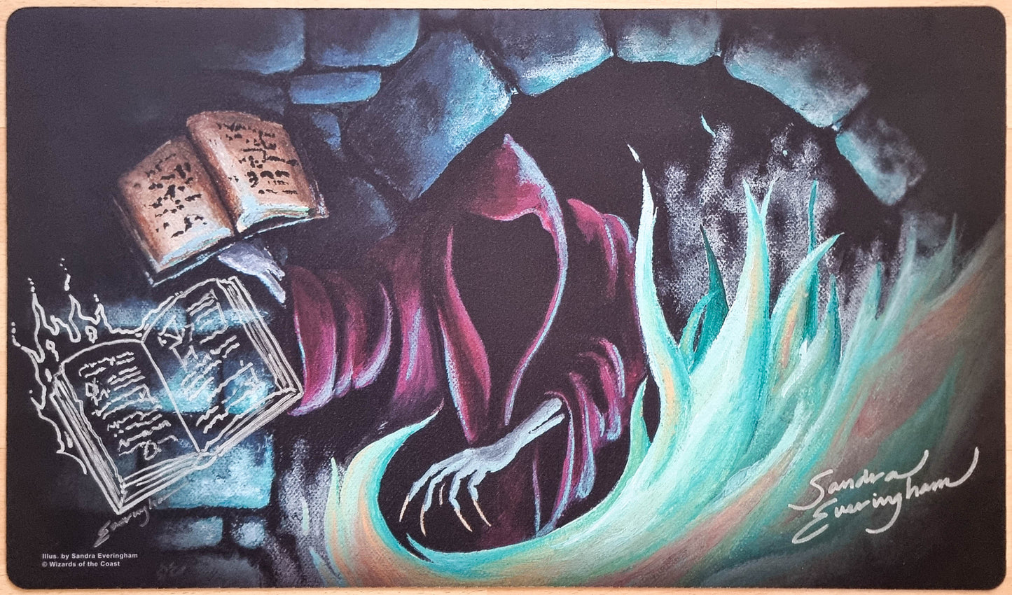Dark Ritual - Sandra Everingham - Signed & Sketched [Book 2] MTG Playmat