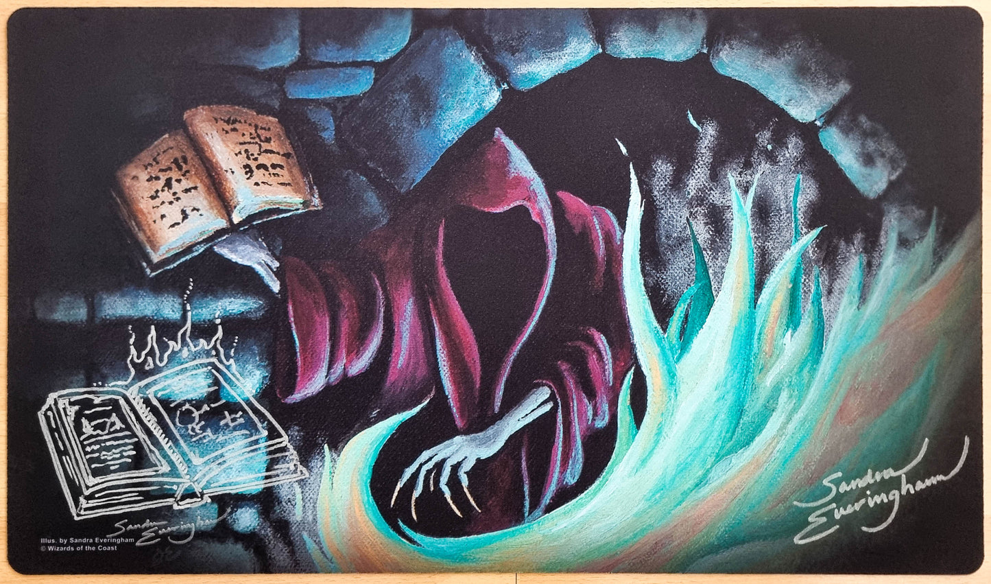 Dark Ritual - Sandra Everingham - Signed & Sketched [Book 1] MTG Playmat