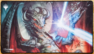 Deflecting Swat - Greg Staples - Limited Edition [50 Copies] - Signed by the Artist - Embroidered - MTG Playmat