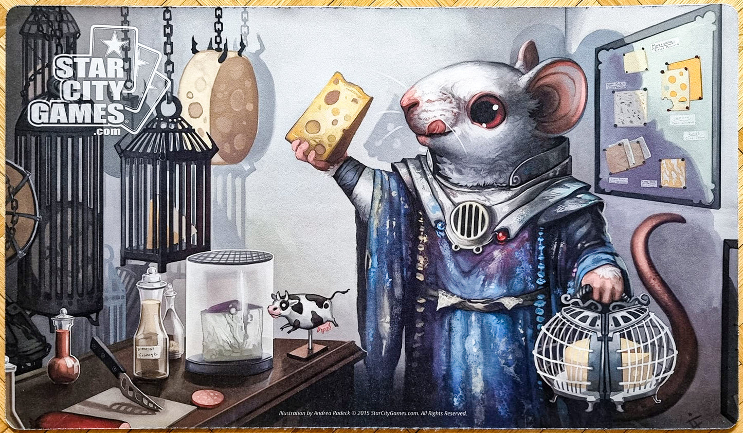 Delver of Squeakrets - Andrea Radeck - Creature Collection 2015 Print - MTG Playmat