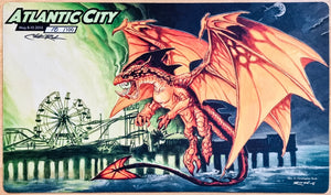 Atlantic City Dragon - Christopher Rush - Grand Prix Atlantic City 2015 - Limited Edition [100 Copies] - Signed by the Artist - MTG Playmat