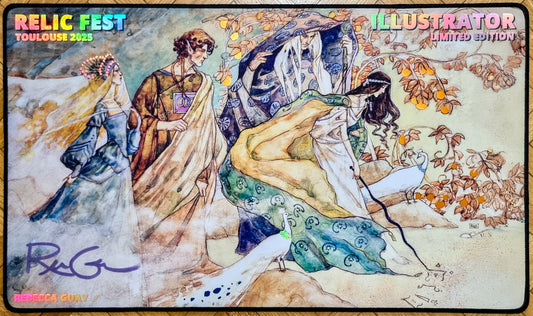 Elves - Rebecca Guay - Relic Fest Toulouse 2025 - Limited Edition [1700 Copies] Foil, Stitched & Signed MTG Playmat