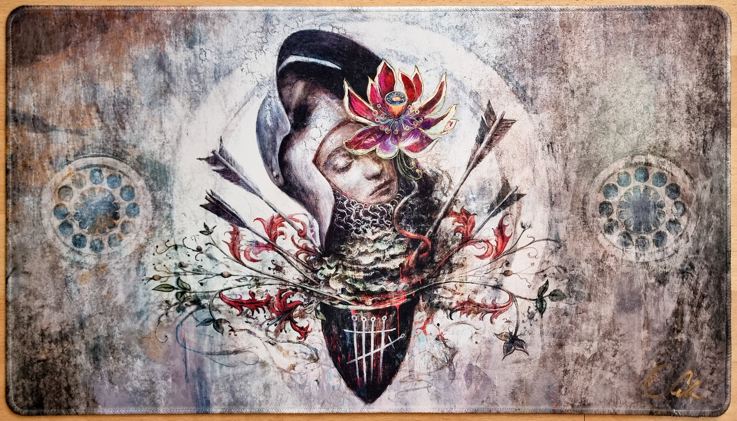 Eternal Lotus - Seb McKinnon - Stitched & Signed MTG Playmat