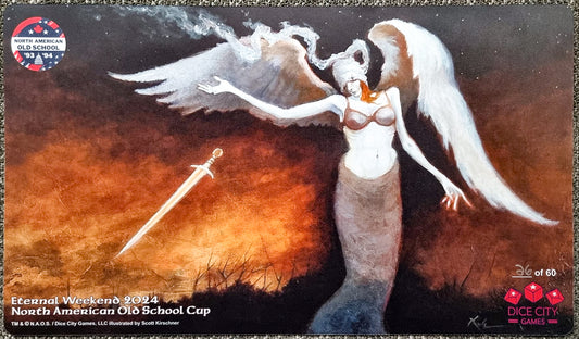 Eternal Weekend 2024 North American Old School Cup [Limited Edition 60 Copies] - Scott Kirschner - Signed by the Artist - MTG Playmat