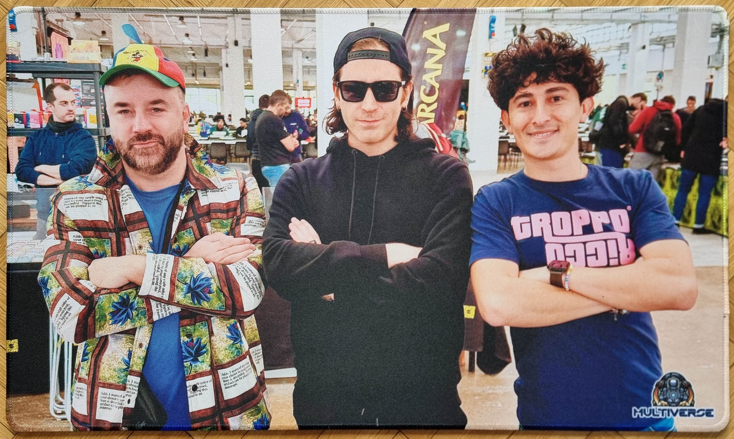 The Three Amigos - Multiverse - Stitched MTG Playmat
