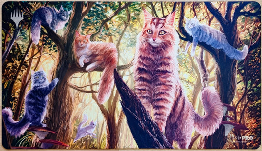 Forest [Raining Cats and Dogs] - Alayna Danner - MTG Playmat