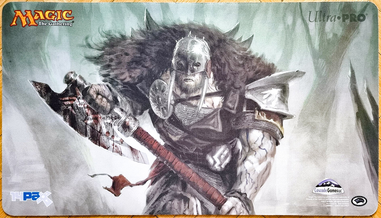 Garruk, Apex Predator - Tyler Jacobson - Pax Prime Seattle 2014 - MTG Playmat