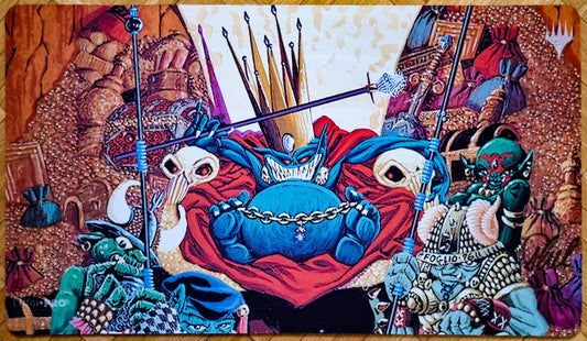 Goblin King - Phil Foglio - Signed MTG Playmat