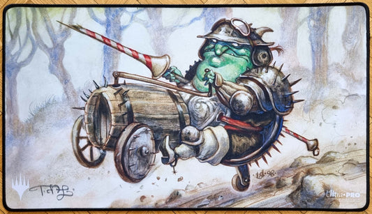 Goblin War Buggy - DiTerlizzi - Signed & Stitched MTG Playmat
