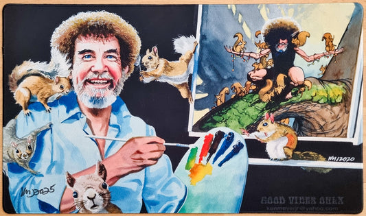 Good Vibes Only - Ken Meyer Jr. - Color Stitched & Signed MTG Playmat