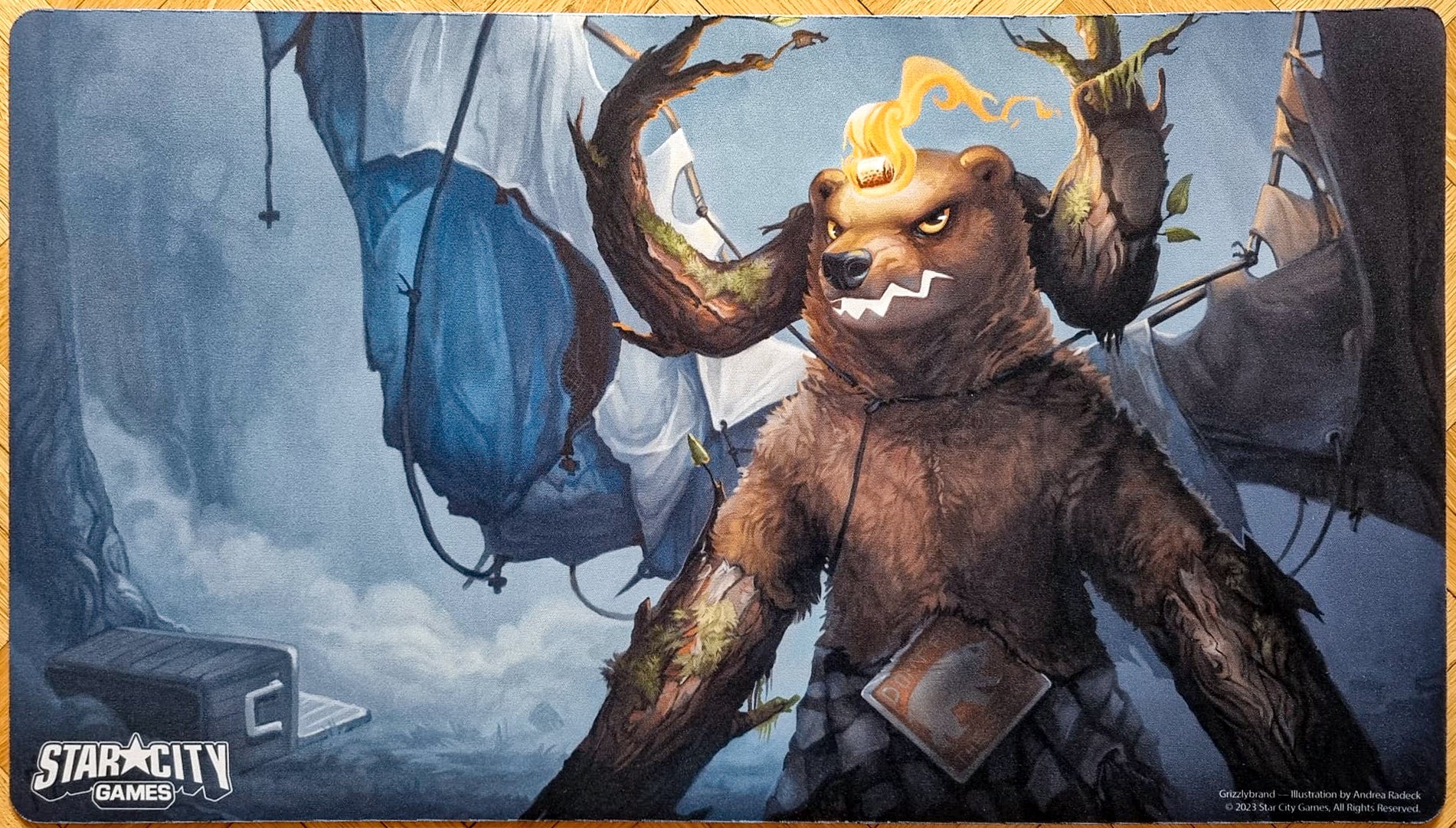 Grizzlybrand - Andrea Radeck - Creature Collection - MTG Playmat