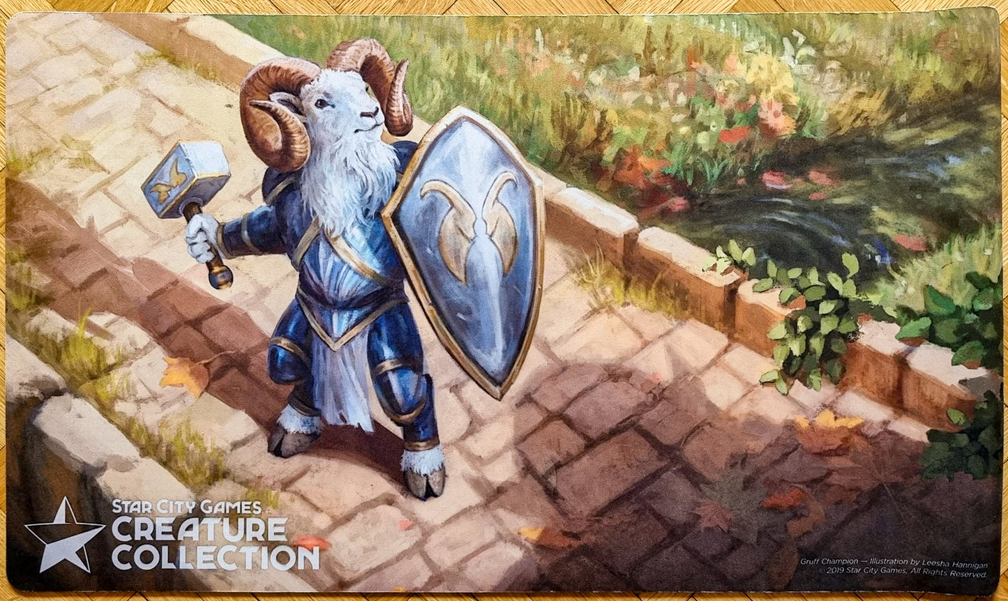 Gruff Champion - Leesha Hannigan - Creature Collection - MTG Playmat