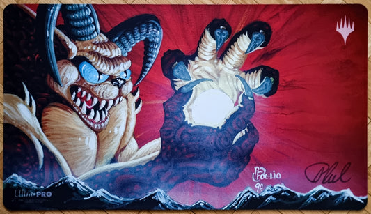 Infernal Darkness - Phil Foglio - Signed MTG Playmat