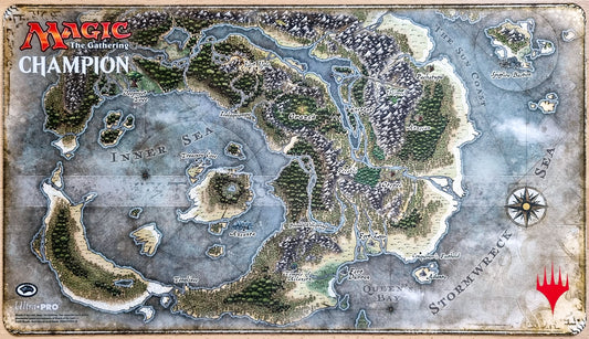 Mapa de Ixalan - Jared Blando - Campeón de la tienda - Tapete de juego MTG