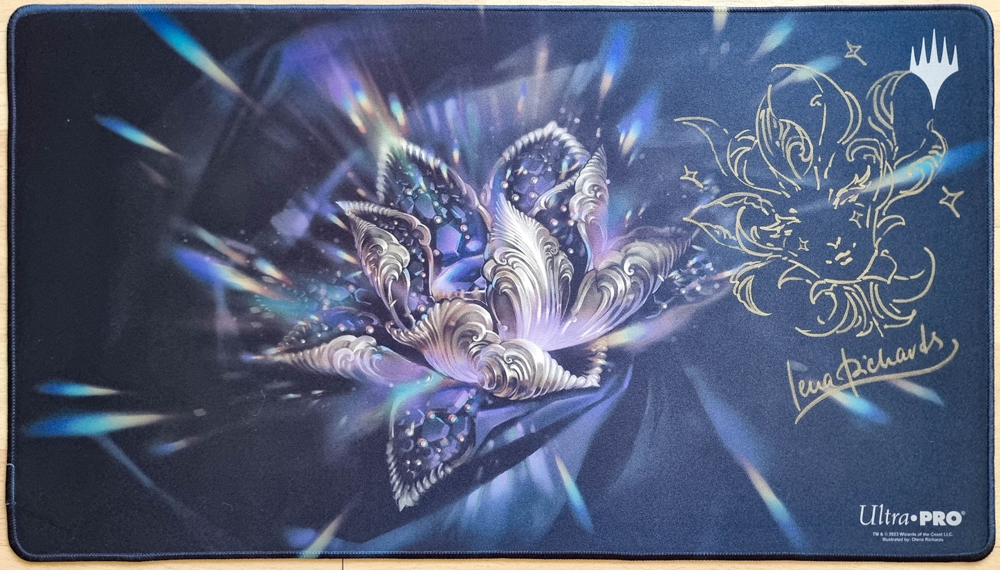 Jeweled Lotus - Olena Richards - Signed, Sketched [V3] & Stitched MTG Playmat