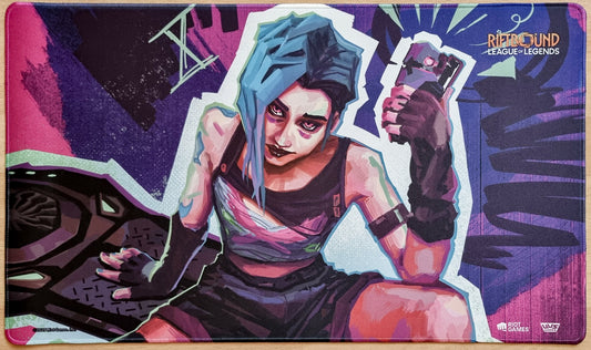 Jinx, Loose Cannon - Sean Yang - Stitched Riftbound Playmat