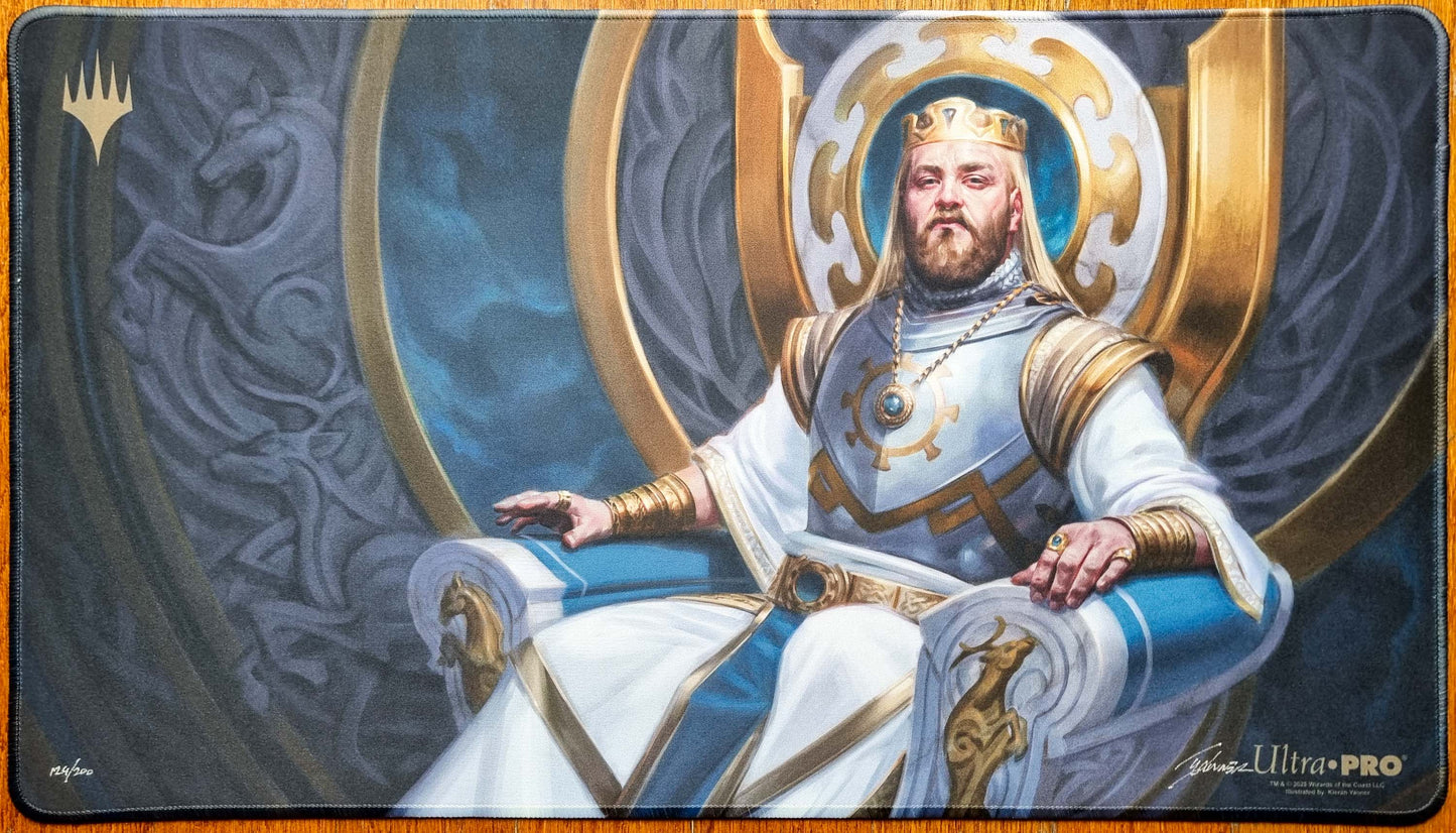 Kenrith, the Returned King - Kieran Yanner - Signed & Stitched Limited Edition [200 Copies] MTG Playmat