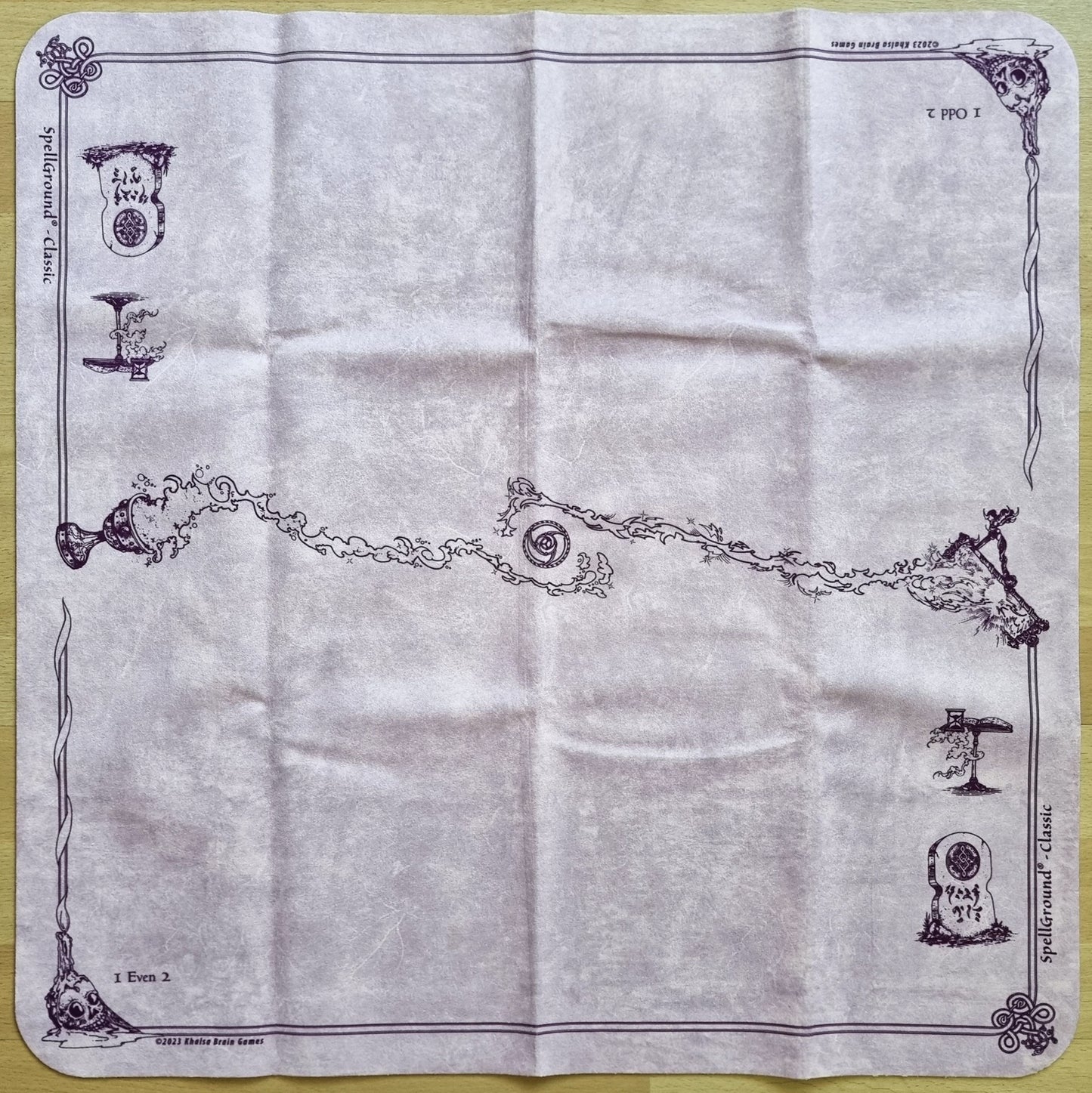 Khalsa Brain Games - SpellGround Classic Playmat V8 Pink Lavender - MTG Playmat
