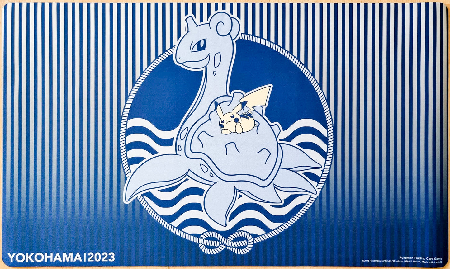 Lapras & Pikachu - Pokemon Center Exclusive - Pokémon World Championships Yokohama 2023 - Pokémon Playmat