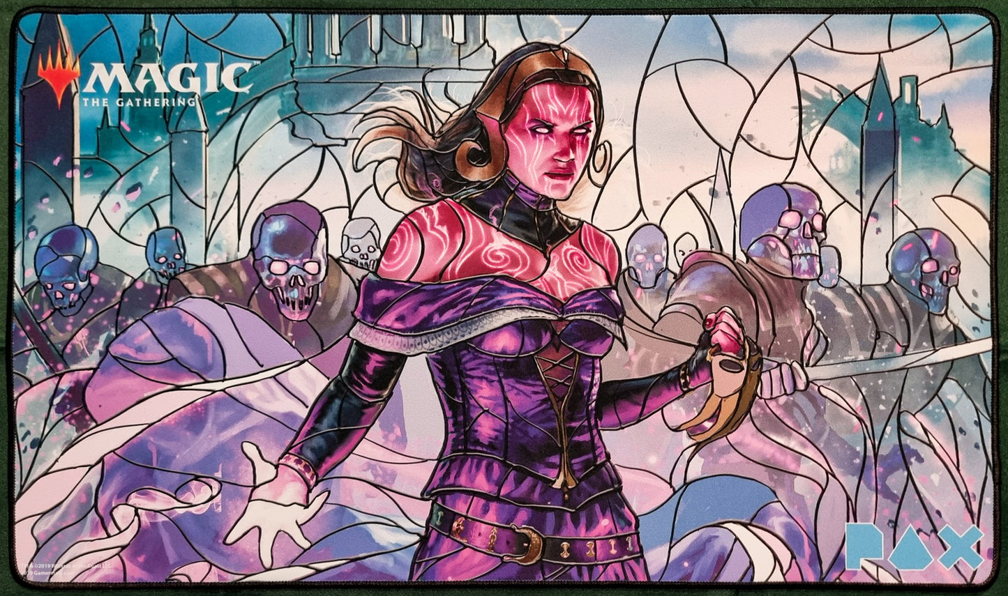 Liliana, general de la Horda [Vidriera] - Chris Rallis - Pax West Seattle - Tapete Magic bordado
