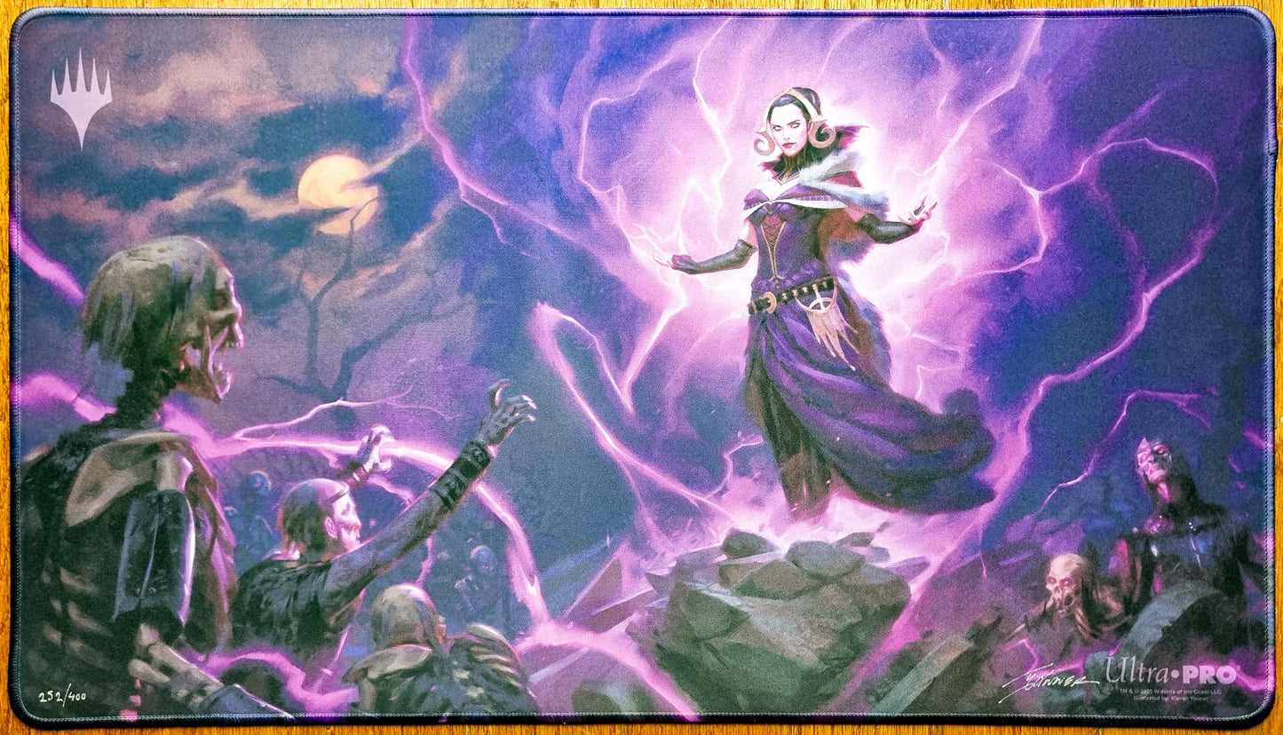 Liliana, the Last Hope - Kieran Yanner - Signed & Stitched Limited Edition [400 Copies] MTG Playmat