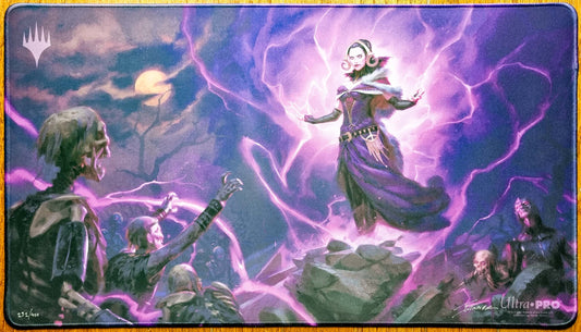Liliana, the Last Hope - Kieran Yanner - Signed & Stitched Limited Edition [400 Copies] MTG Playmat