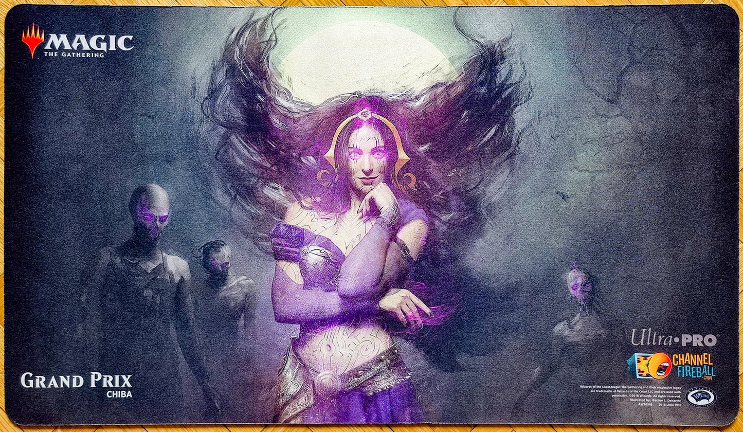 Liliana, Untouched by Death - Bastien L. Deharme - Grand Prix Chiba 2018 - MTG Playmat