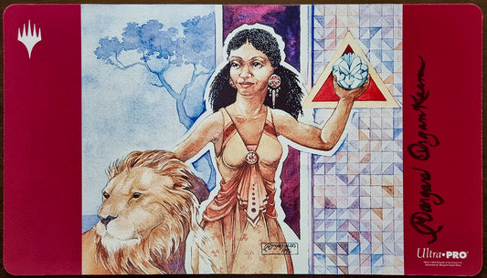 Lion's Eye Diamond [New MTG Logo] - Margaret Organ-Kean - Signed by the Artist - MTG Playmat